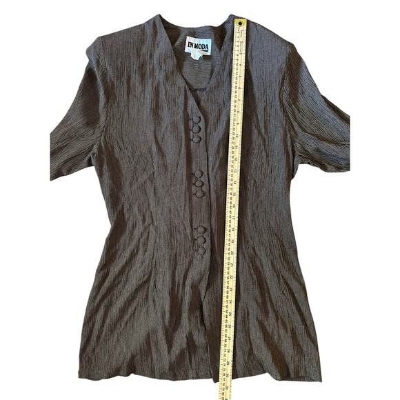 NWT Vintage IN MODA 90s Button Front Dress NWT Junior L / Women’s S Minimamist - Picture 6 of 8